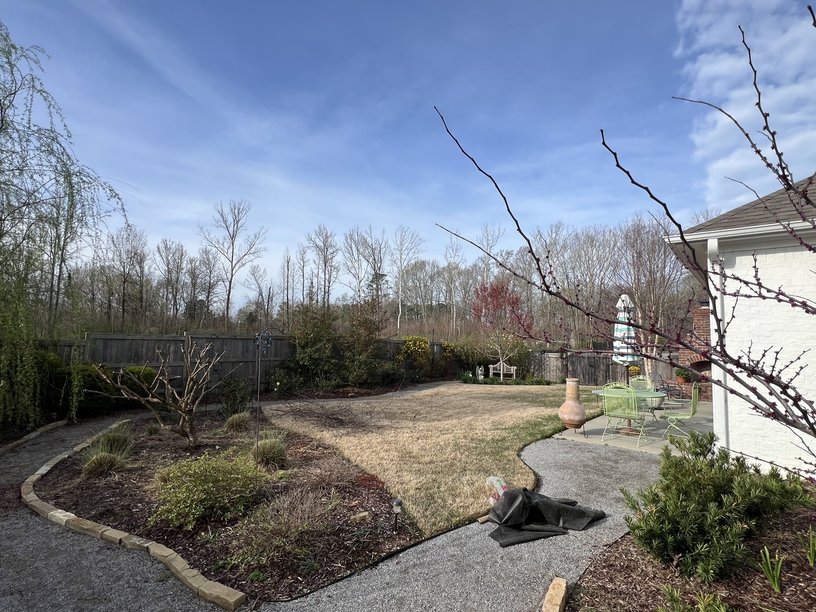 Five years later: established planting beds