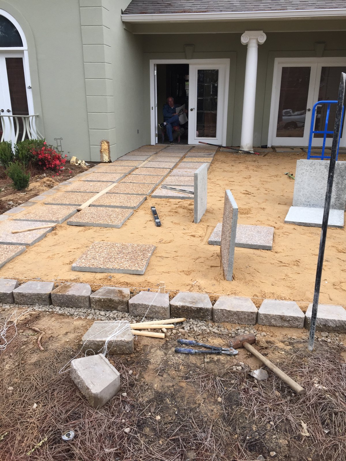 Progress: laying out the aggregate stepping stones